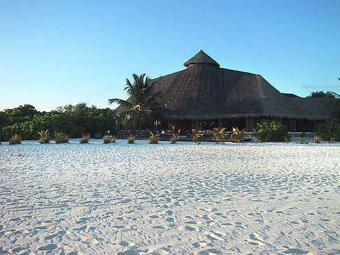 Fotos Der weiße Sandstrand der Malediven