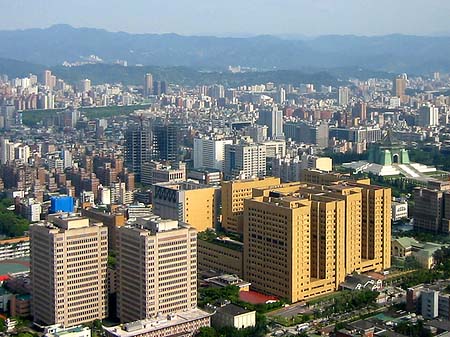 Blick vom Taipeh Tower Fotos