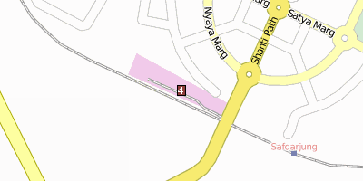 Stadtplan National Rail Museum of India