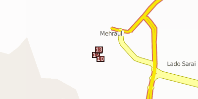 Qutb-Komplex Neu Delhi Stadtplan